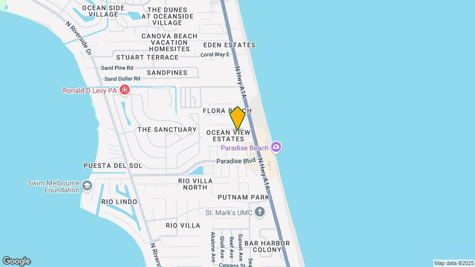 166 Ocean View Ln Map and Location Details