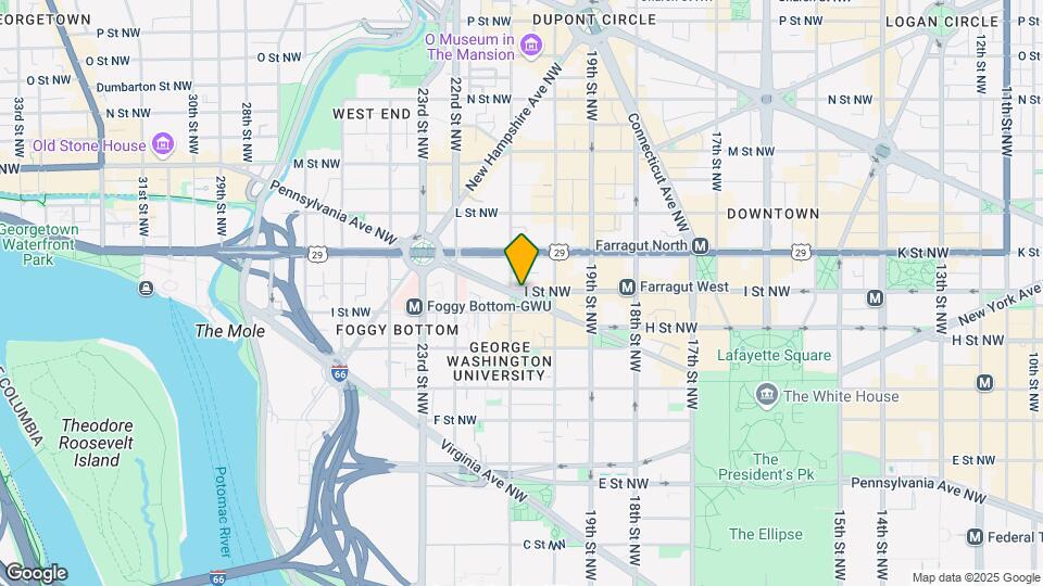 2041 I St NW Map and Location Details
