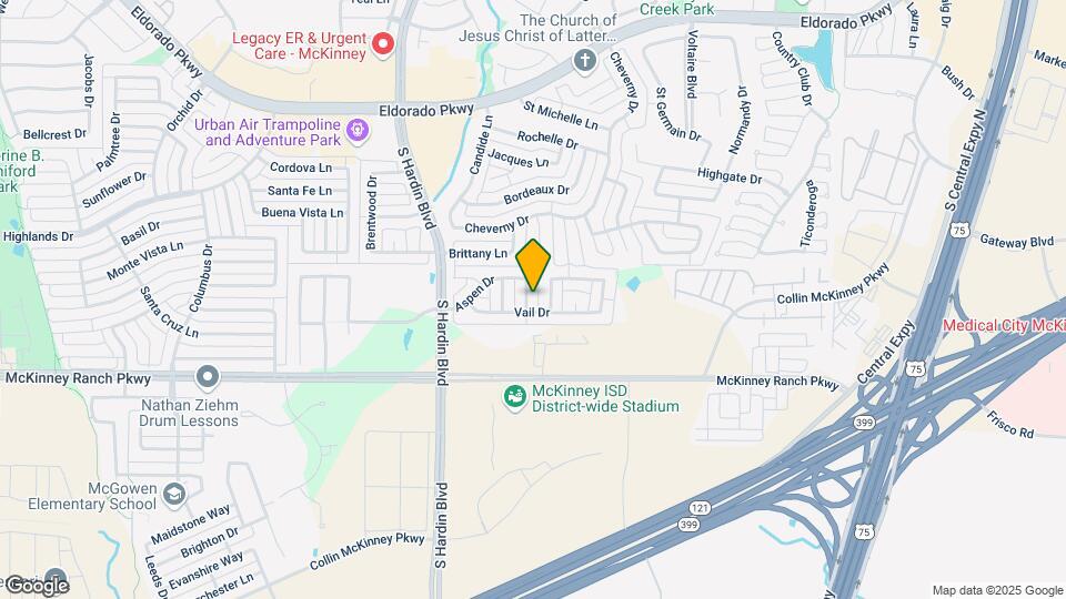 3421 Denver Dr Map and Location Details