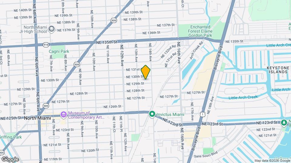 1355 NE 129th St Mapa y Detalles de la Ubicación