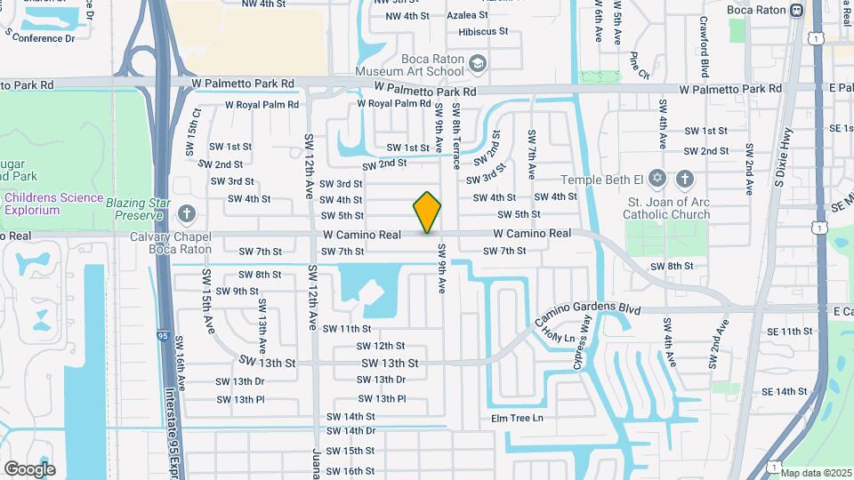 928 W Camino Real Map and Location Details