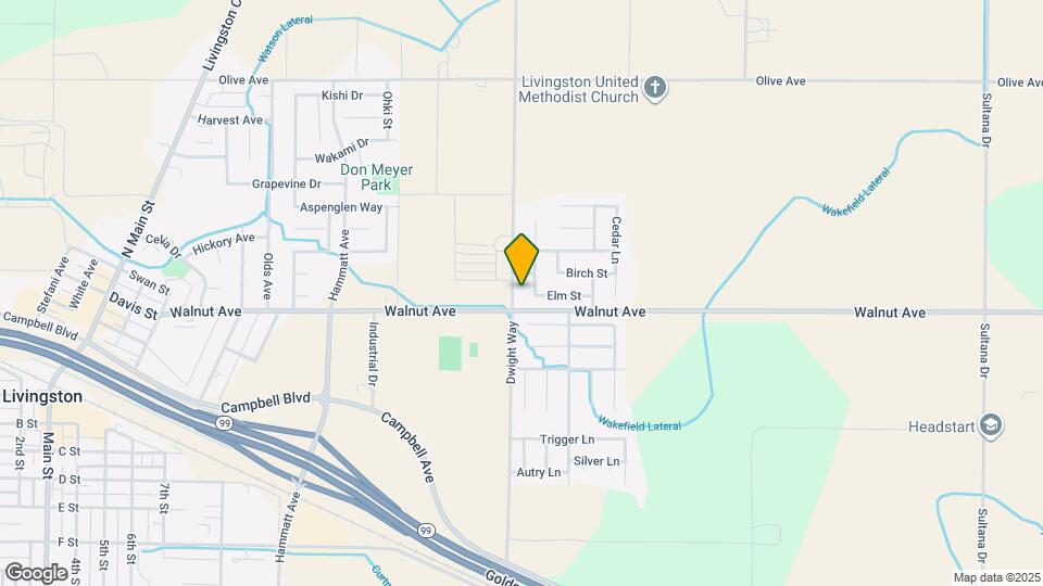 732 Dwight Way Map and Location Details