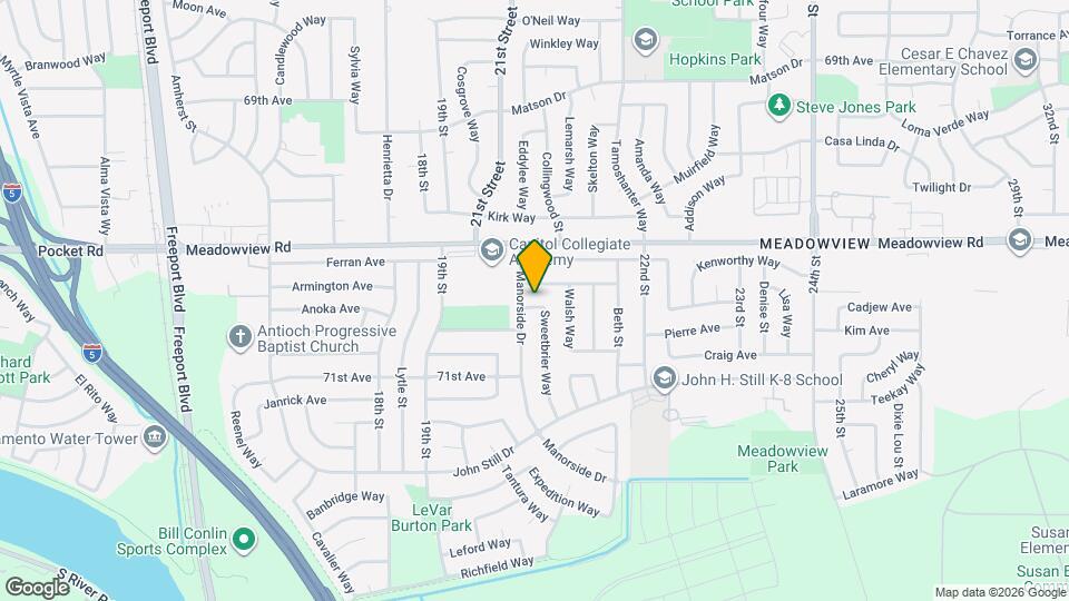 7631 Sweetbrier Way Map and Location Details