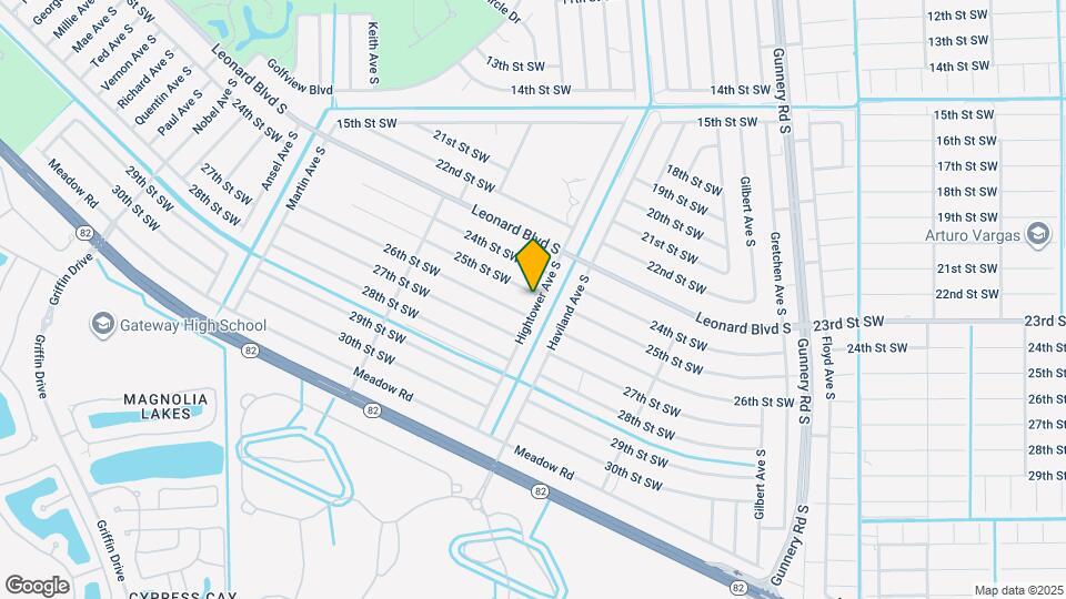 4601 25th St SW Map and Location Details