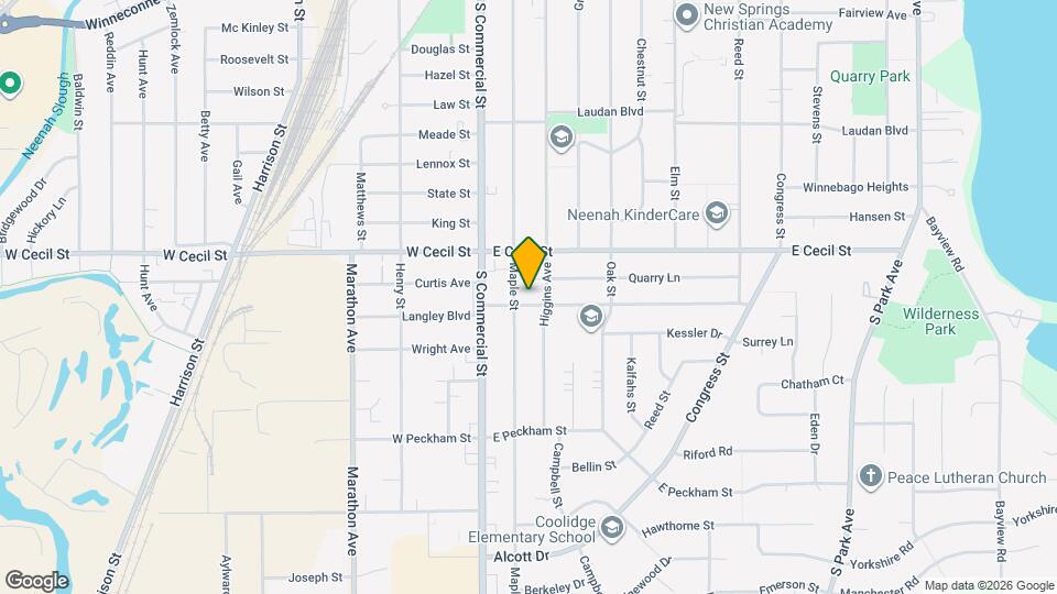 Neenah I Mapa y Detalles de la Ubicación