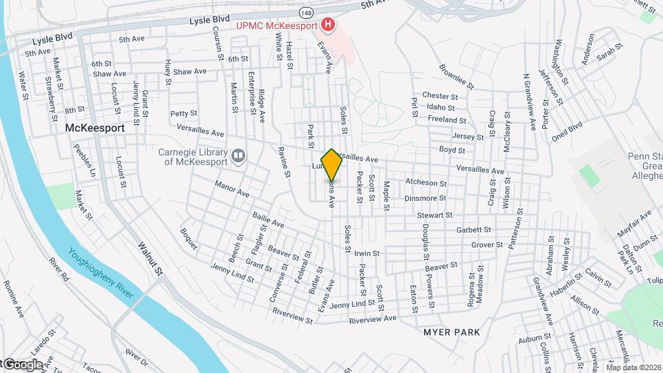 1243 Evans Ave Mapa y Detalles de la Ubicación