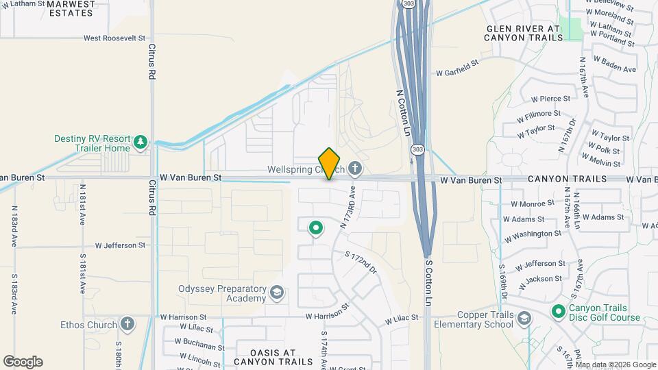 17350 W Woodlands Ave Map and Location Details