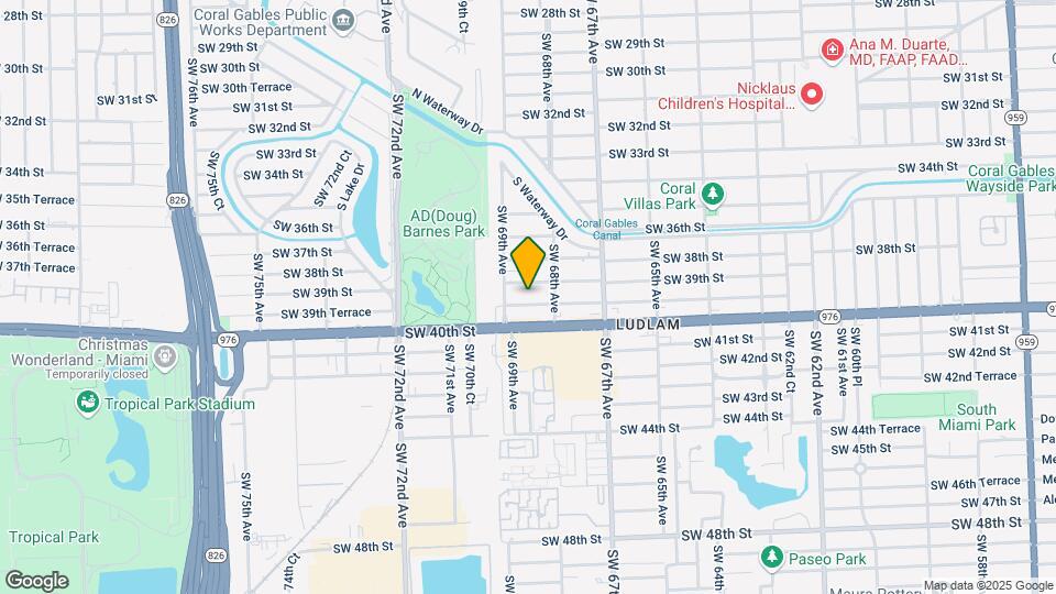 6837 SW 39th Terrace Map and Location Details
