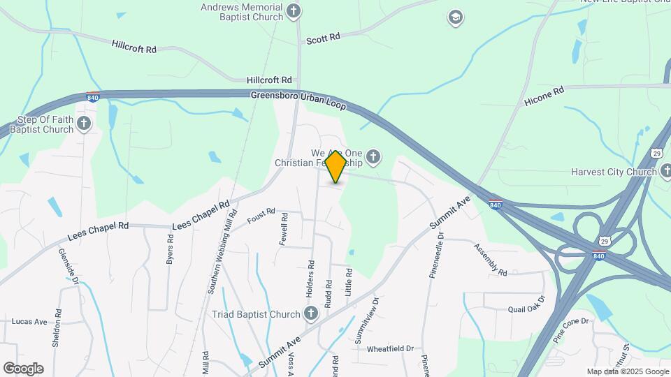 1910 Brightwood School Rd Map and Location Details