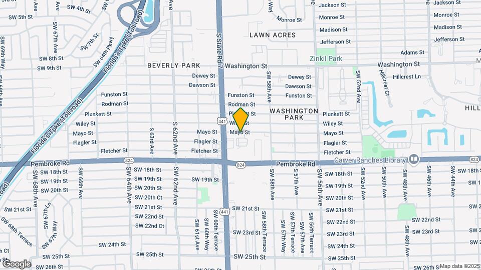 5912 Mayo St Map and Location Details