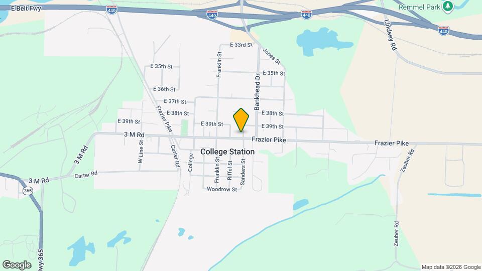 3924 Sanders St Map and Location Details