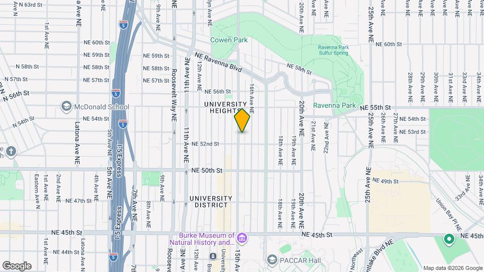 5216 15th Ave NE Map and Location Details