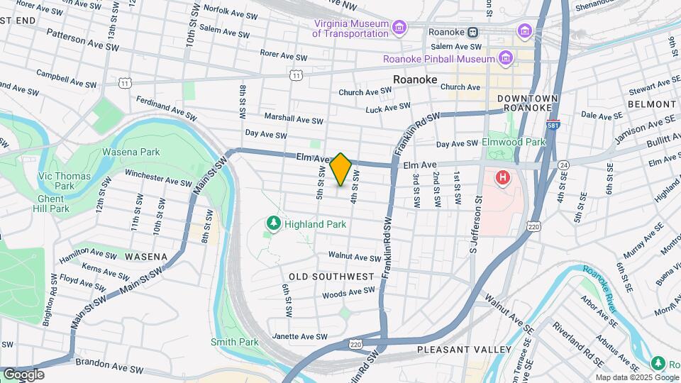 419 Highland Ave SW Map and Location Details