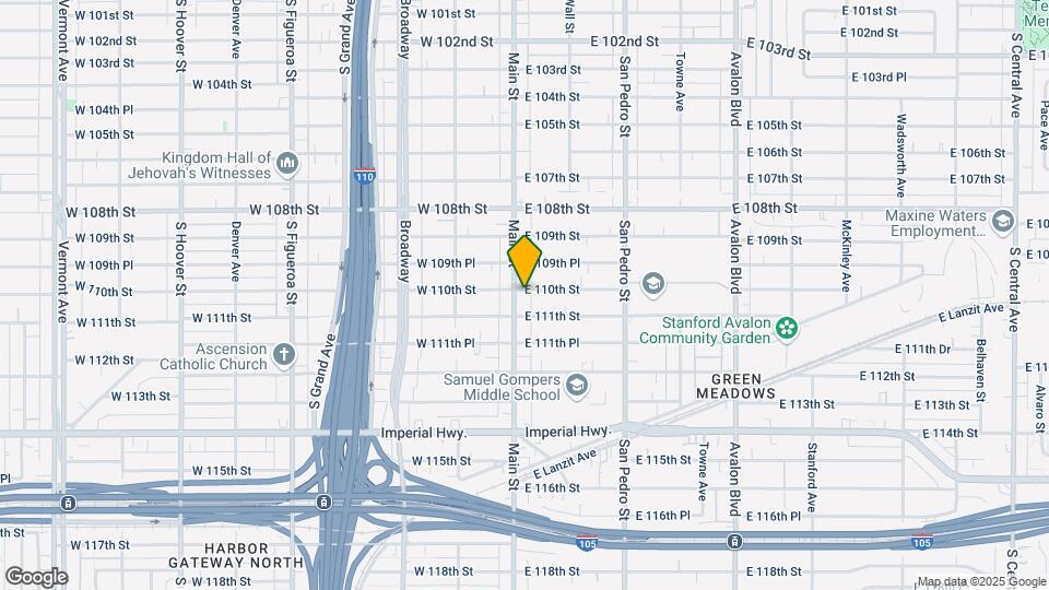 110 E 110th St Map and Location Details