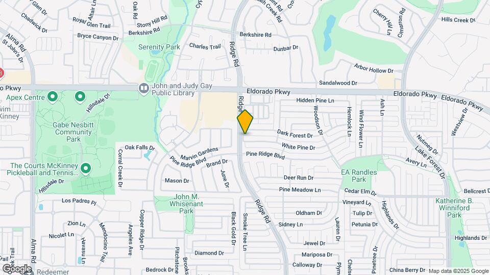 6256 White Pine Dr Map and Location Details
