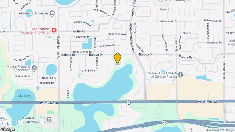 1184 Woodman Way Map and Location Details
