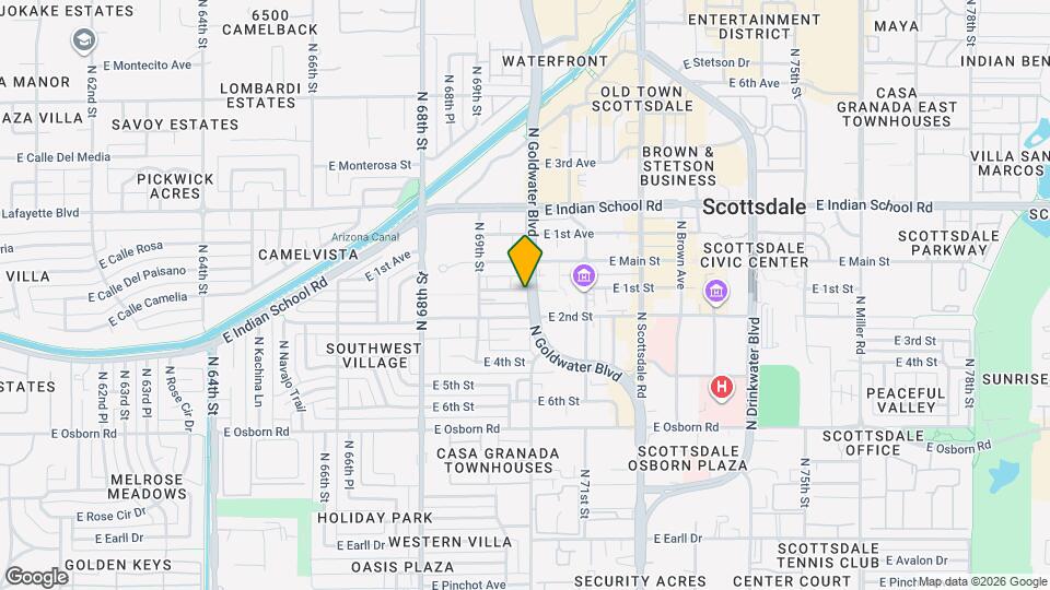 6961 E 1st St Map and Location Details