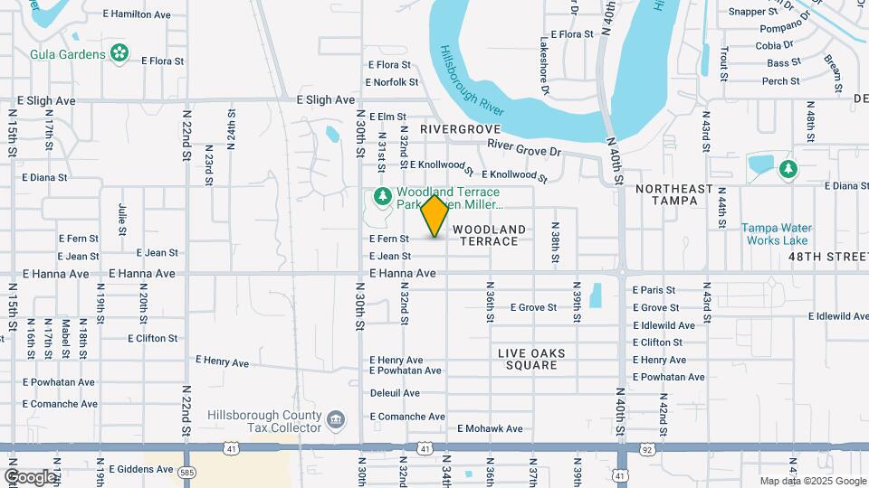3213 E Fern St Map and Location Details
