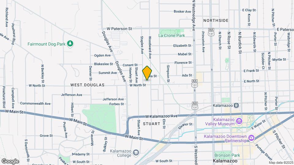 912 W North St Mapa y Detalles de la Ubicación