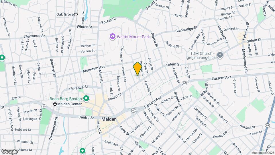 14 Mt Vernon St Map and Location Details