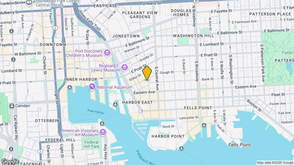 312 S Exeter St Map and Location Details