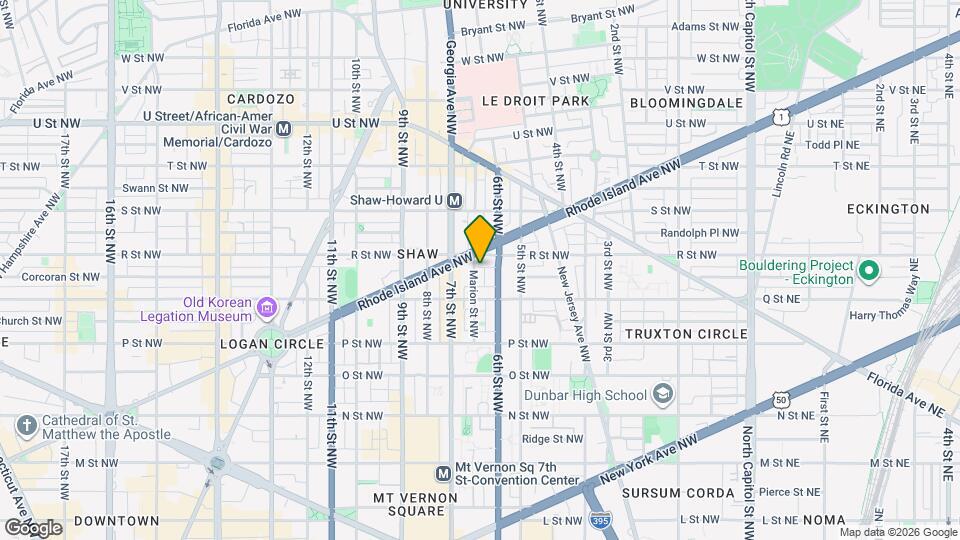 1633 Marion St NW Map and Location Details