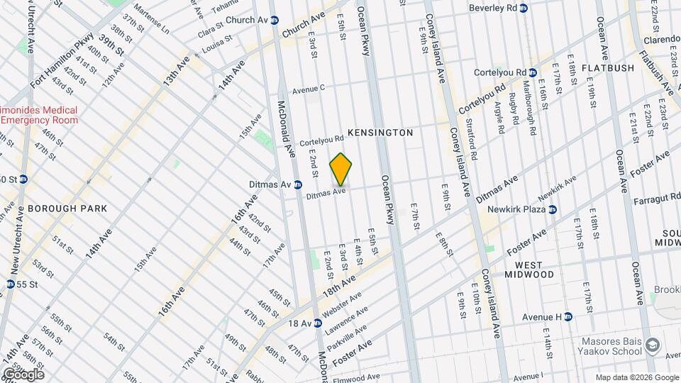 320 Ditmas Ave Map and Location Details