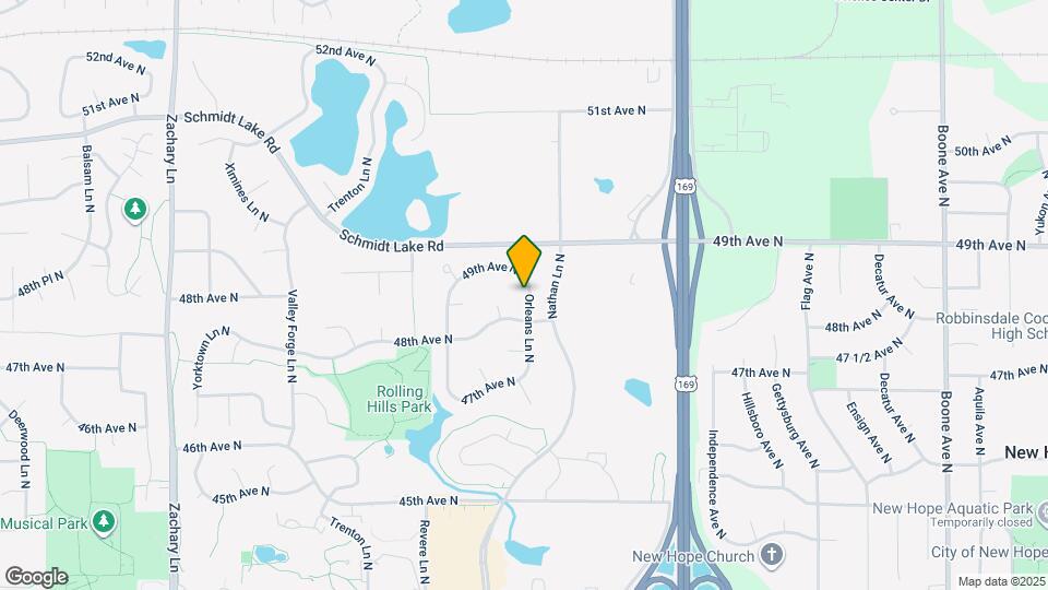 4845 Orleans Ln N Map and Location Details