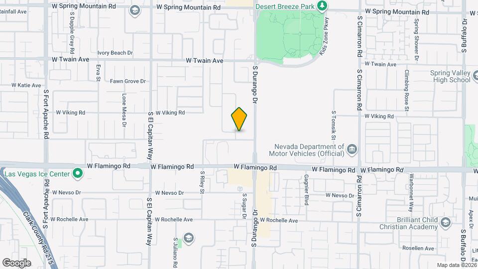 3986 Windansea St Map and Location Details