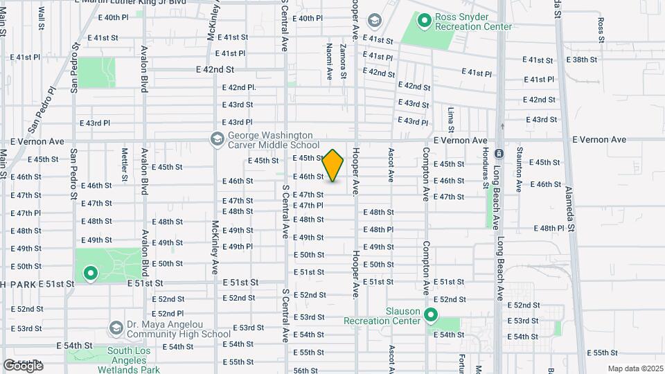 1225 E 47th St Map and Location Details