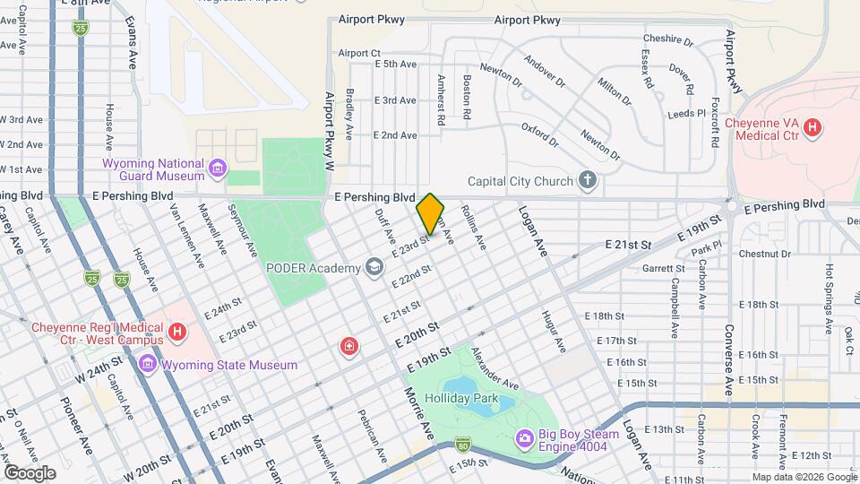 1301 E 23rd St Map and Location Details