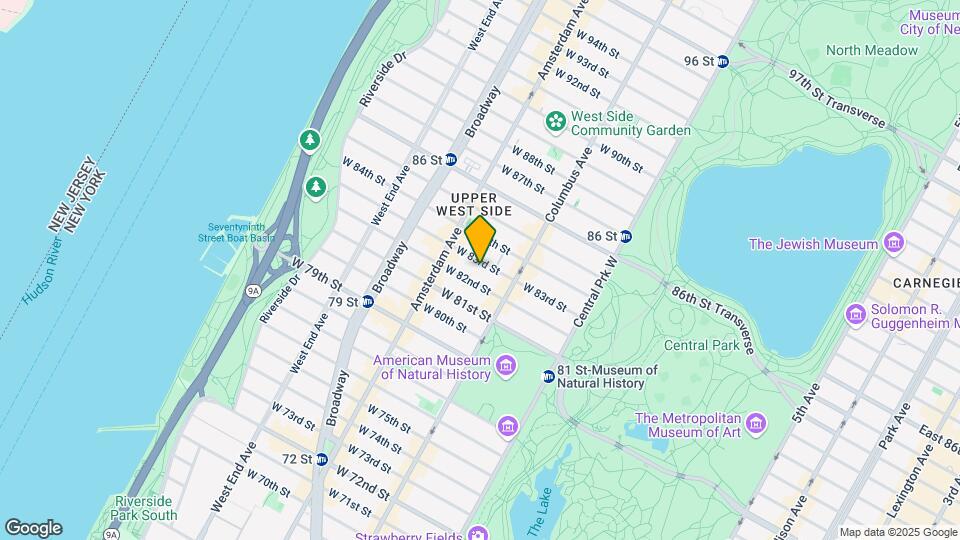 132 W 83rd St Map and Location Details