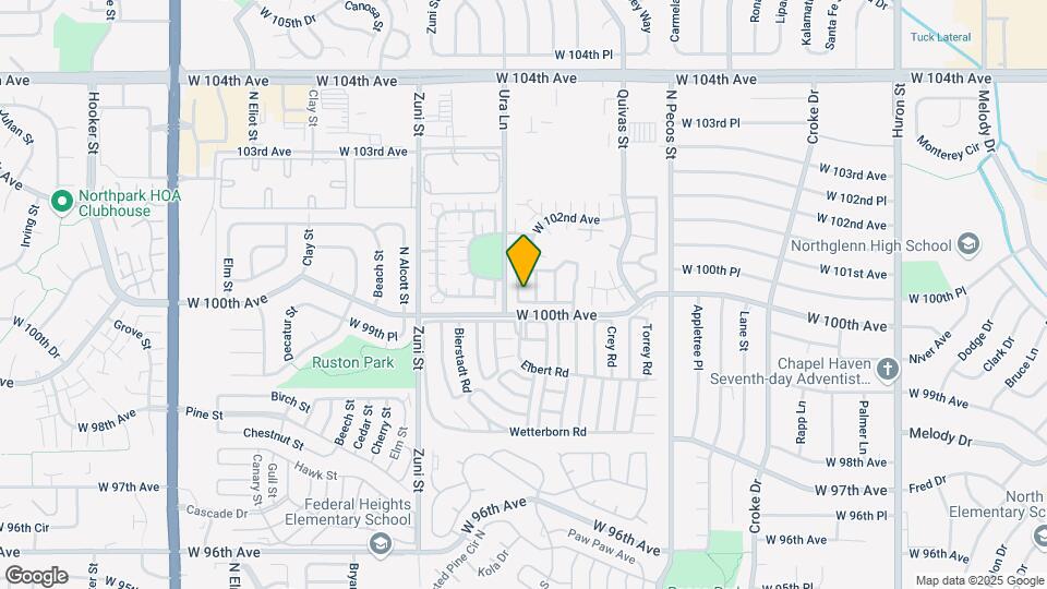 10030 Umatilla Way Map and Location Details