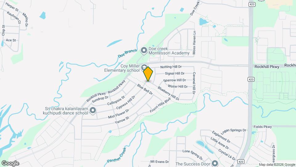 13704 Blueberry Hill Dr Map and Location Details