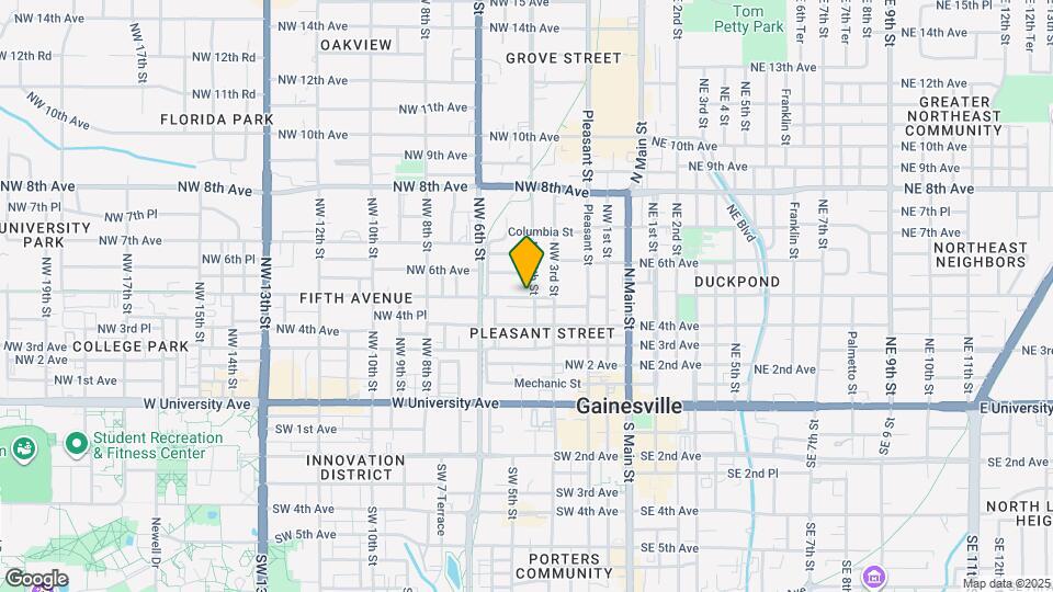 408 NW 5th Ave Map and Location Details