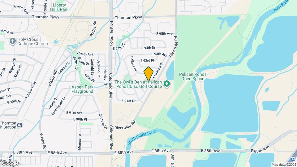 9235 Clermont Dr Map and Location Details