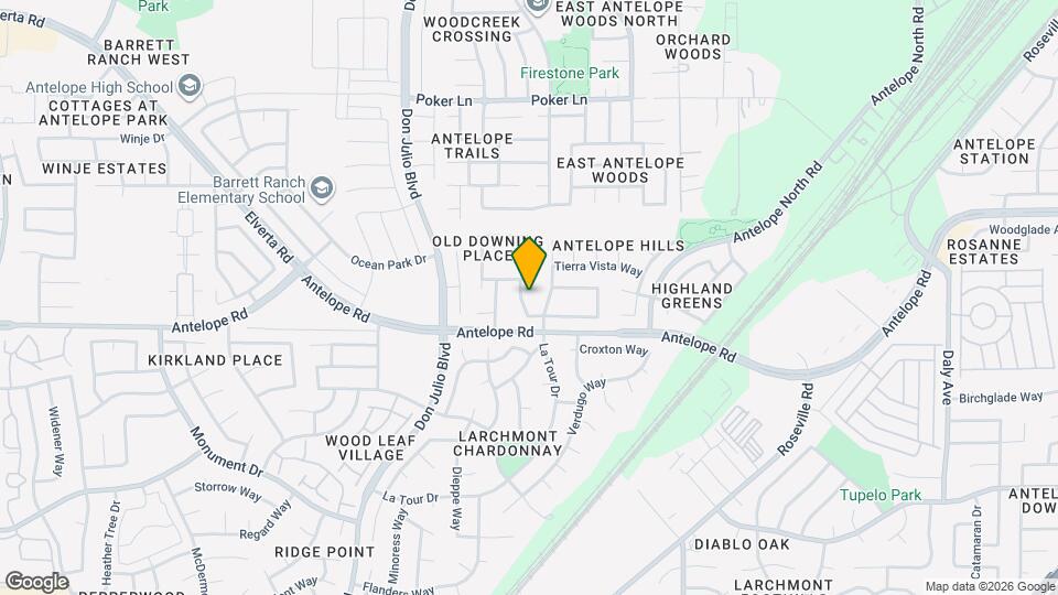 7624 Luzern Way Map and Location Details