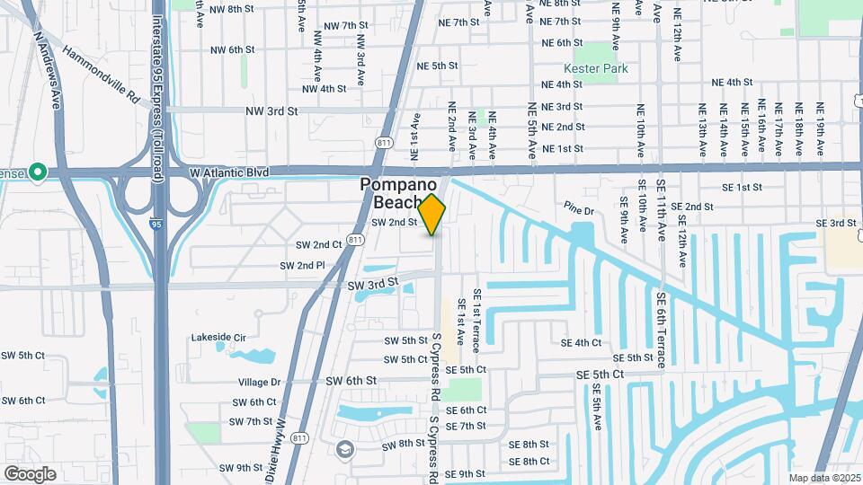 257 S Cypress Rd-Unit -4F Map and Location Details