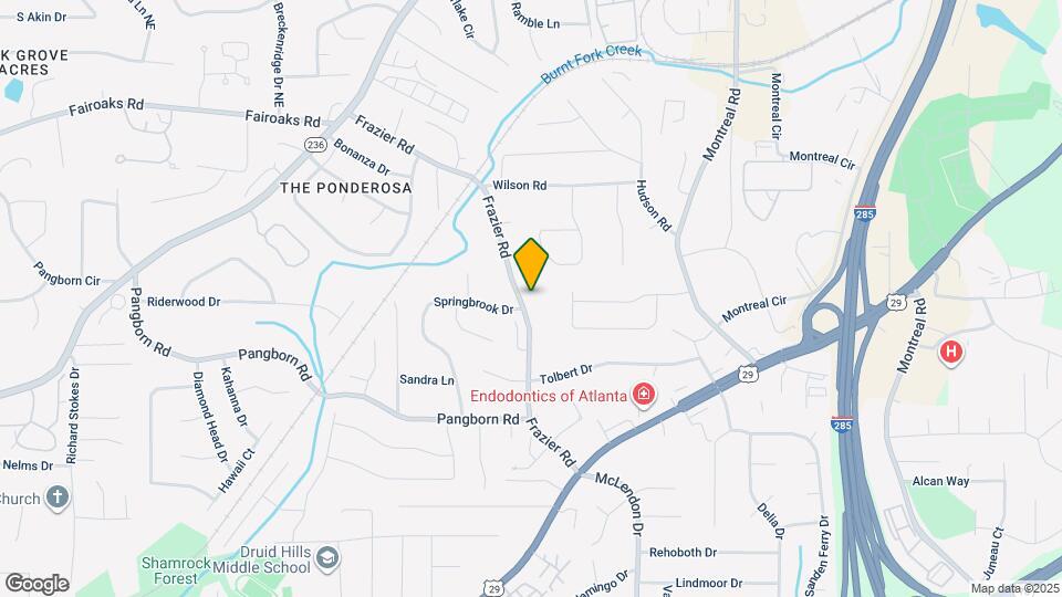 1597 Frazier Rd Map and Location Details