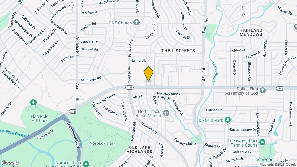 8505 Lockhaven Dr Map and Location Details