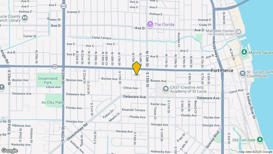 201 S 14th St, Unit A Mapa y Detalles de la Ubicación