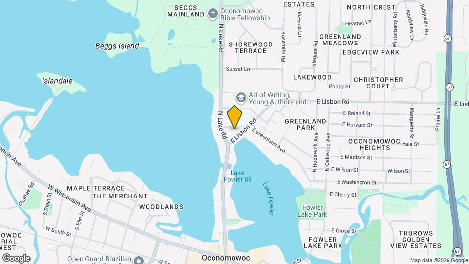 128 E Lisbon Rd, Unit 2 Mapa y Detalles de la Ubicación