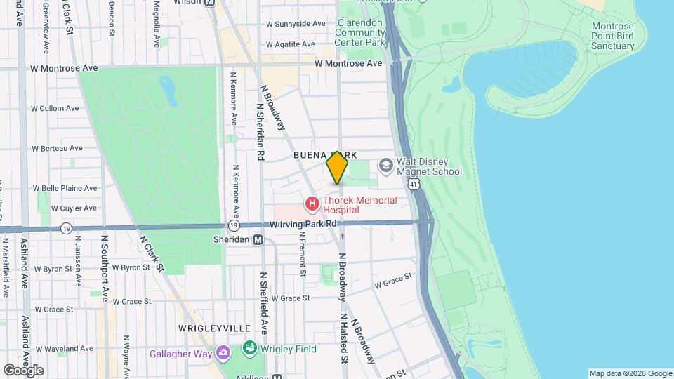 810 W Cuyler Ave, Unit 1 Mapa y Detalles de la Ubicación