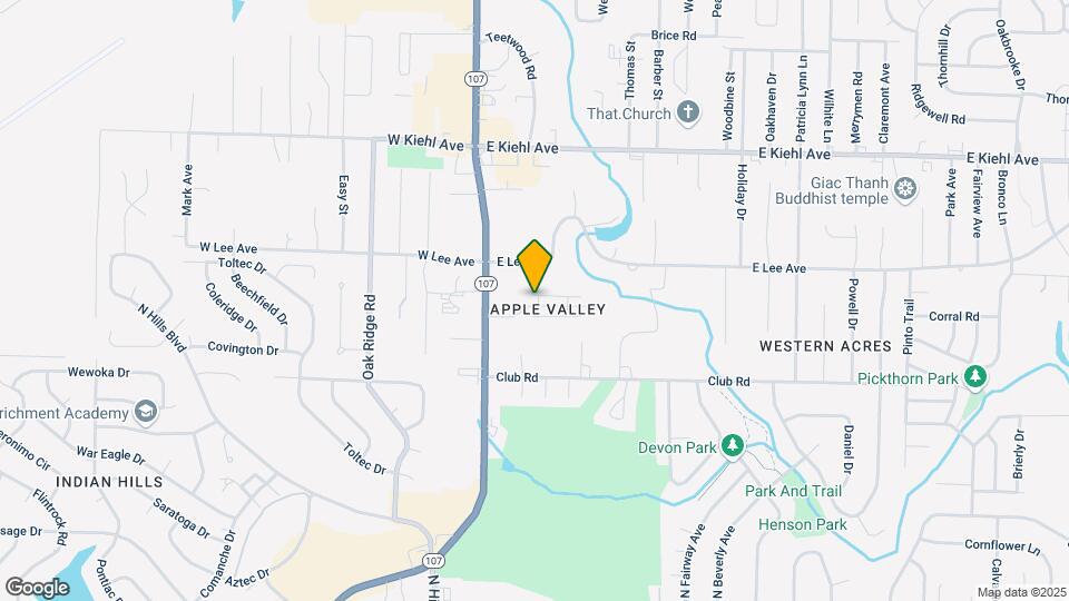 Apple Valley Townhomes Mapa y Detalles de la Ubicación