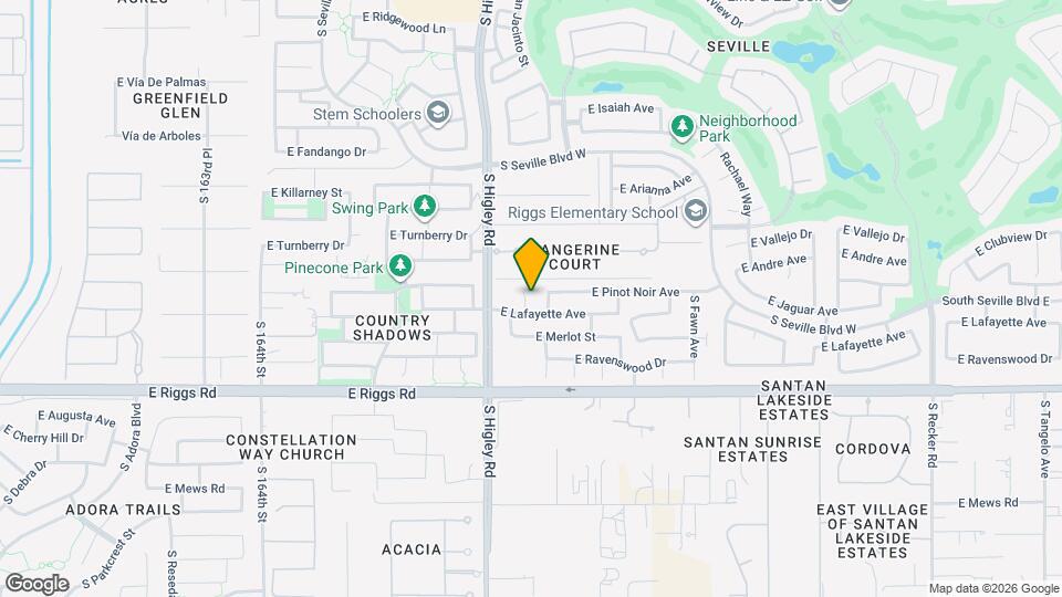 7035 S San Jacinto Ct Map and Location Details
