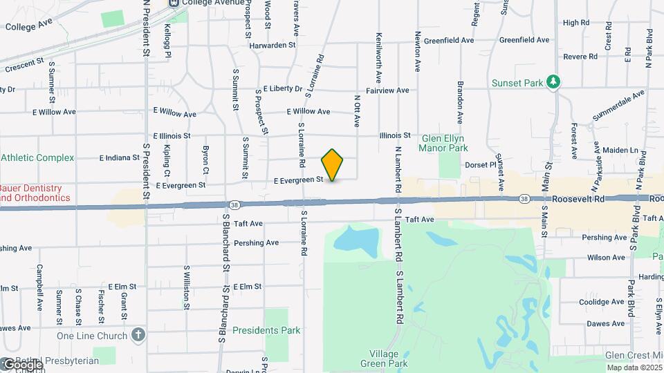 1902 E Evergreen St Map and Location Details