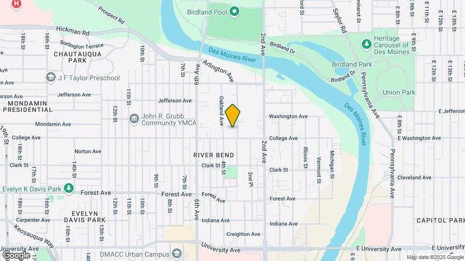 1614 Arlington Ave, Unit Unit 4 Map and Location Details