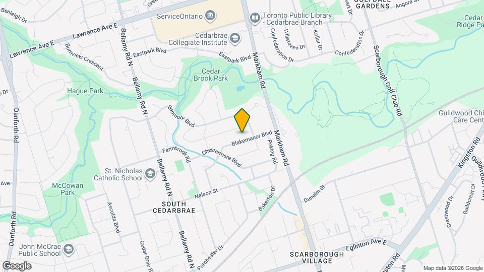 76 Blakemanor Blvd Map and Location Details