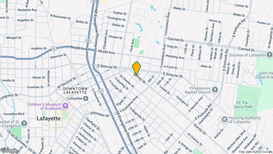 208 Surrey St Map and Location Details