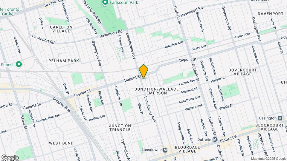 995 Lansdowne Ave Map and Location Details